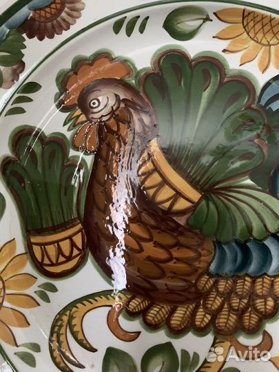 Тарелка декоративная настенная зик