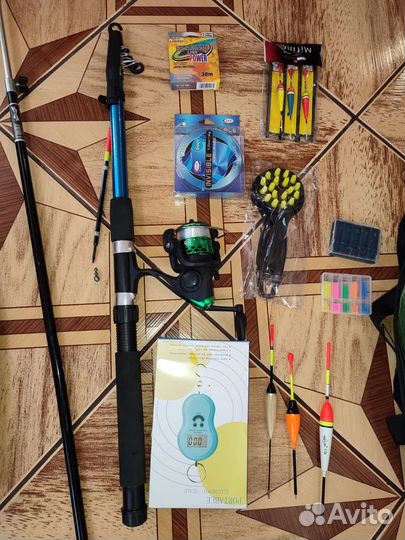 Набор рыболова спиннинг-удочка