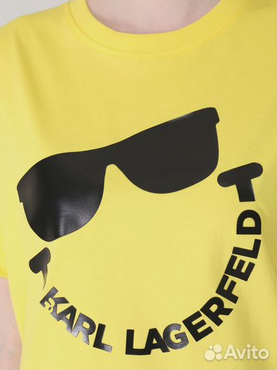 Футболка хлопковая karl x SmileyWorld Karl Lagerfe