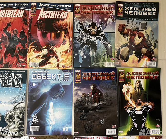 Комиксы марвел, человек паук, желез человек и др