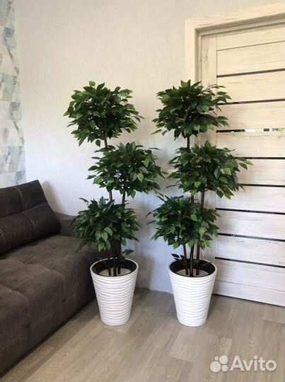 Искусственное дерево Фикус, искусственное растение