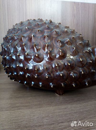 Редкая Статуэтка Ёж, 1960-е Керамика Латвия Елгава