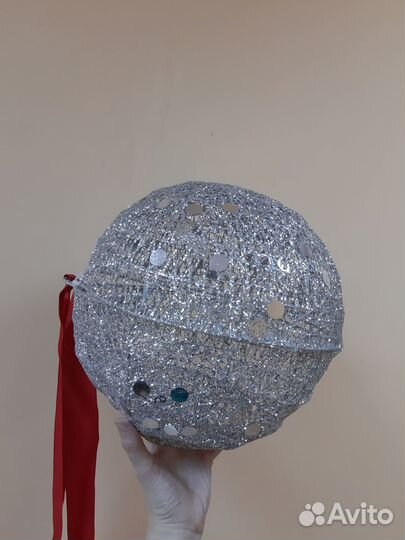 Шары новогодние большие на ёлку 20см и 30см