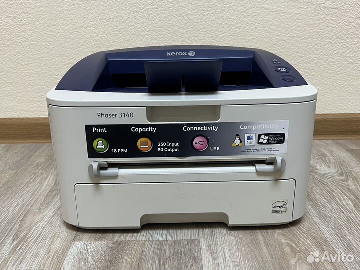 Принтер лазерный Xerox Phaser 3140 ч\б А4