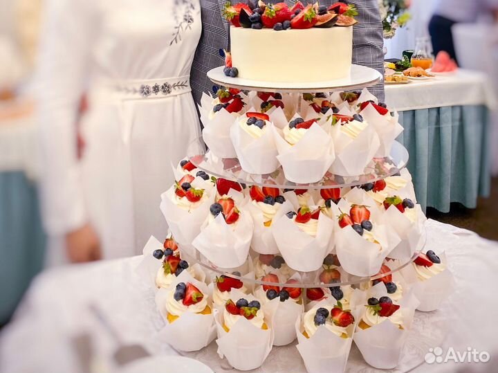 Подставка для торта и десертов 5 ярусная