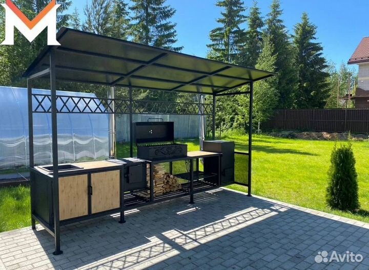 Мангал С крышей