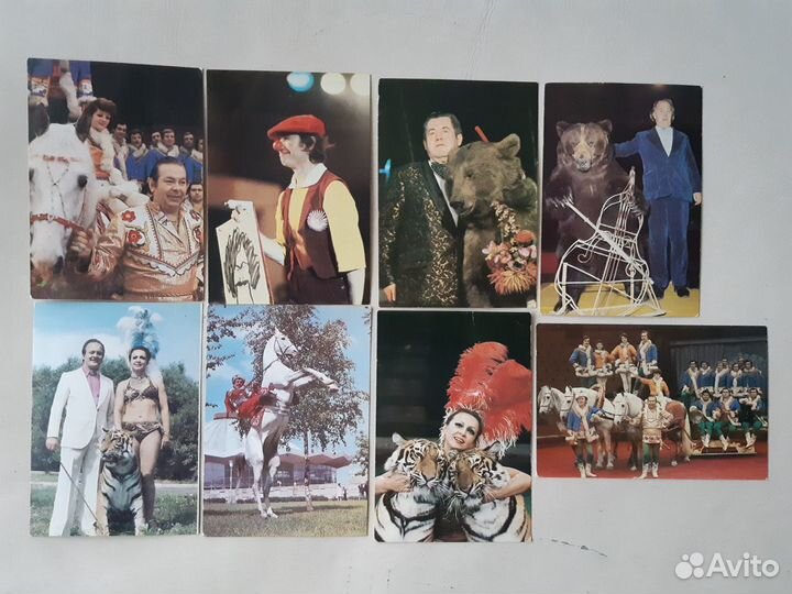 Календарики Цирк 1974 - 1989 г.г