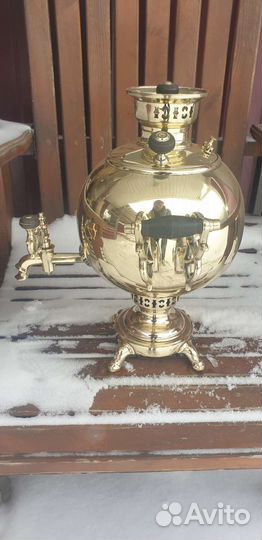 Царский самовар на дровах на 5л