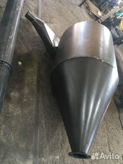 Циклон осадитель, разгрузитель