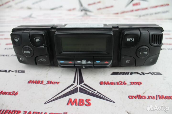 Панель климата (дерево) w220 Мерседес