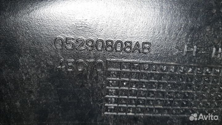 Воздуховод пер.бампера для охл тормозов RAM