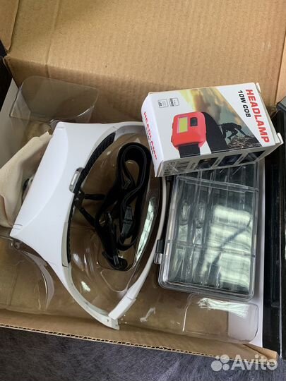 Очки лупа с подсветкой