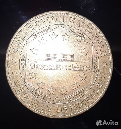 Монета Disneyland Франция 2004