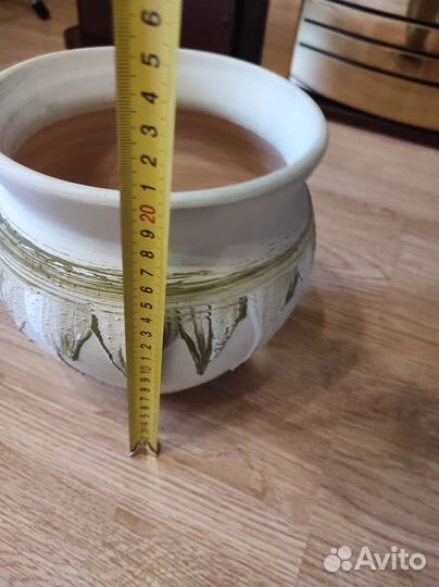 Горшок керамический, кашпо на стену