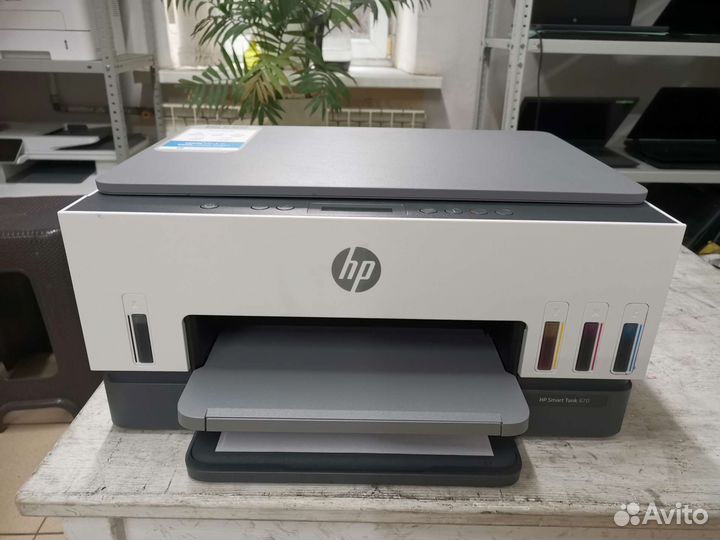 Мфу цветной HP smart tank 670 Wi-Fi