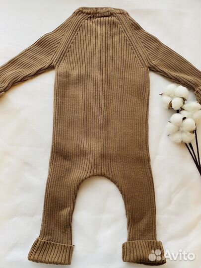 Вязаный комбинезон 56-68 Zipkidz