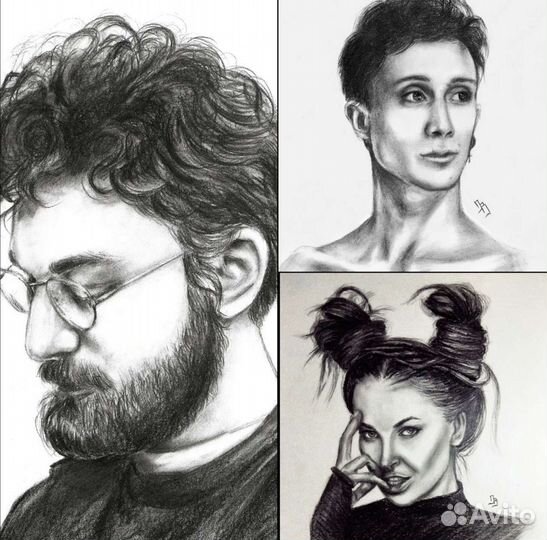 Портреты, шаржи, арты