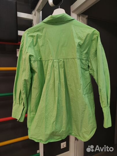 Рубашка Zara оверсайз xs