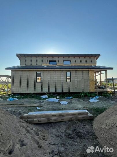 Фасадные термопанели с установкой