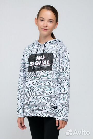 Джемпер для девочки кб 301809 светло-серый (164)