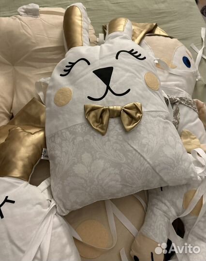 Бортики в детскую кроватку