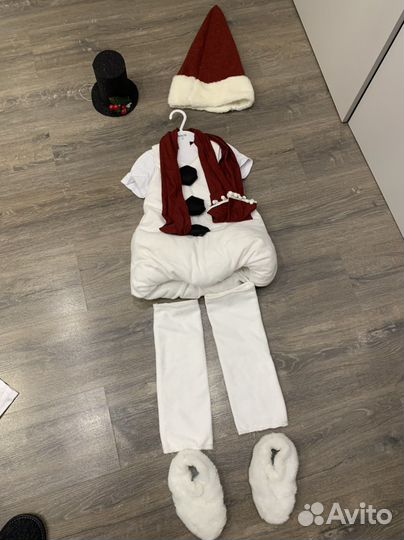 Костюм снеговика 98-104.3-4 года