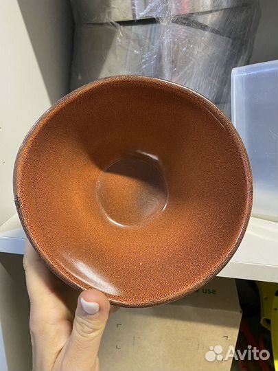 Салатник «Млечный путь красный» фарфор 0,6л