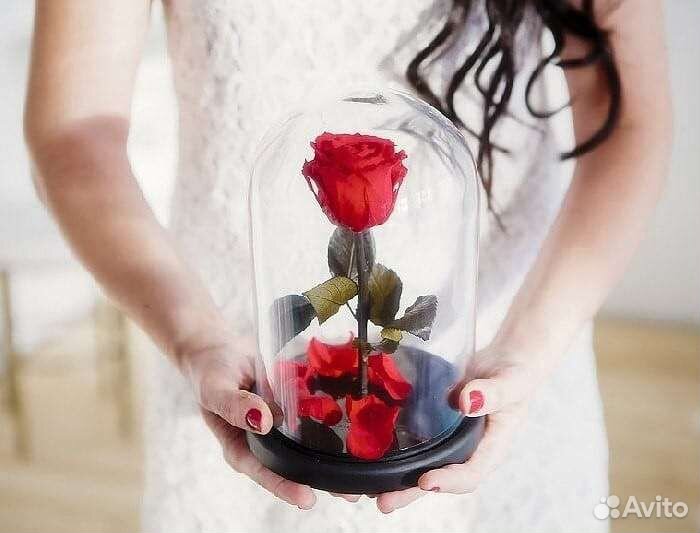 Роза в колбе
