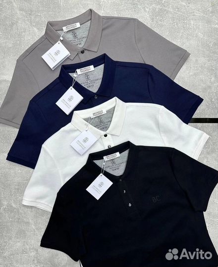 Футболка мужская поло brunello cucinelli