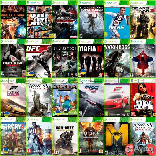 Игры Xbox 360 прошитый