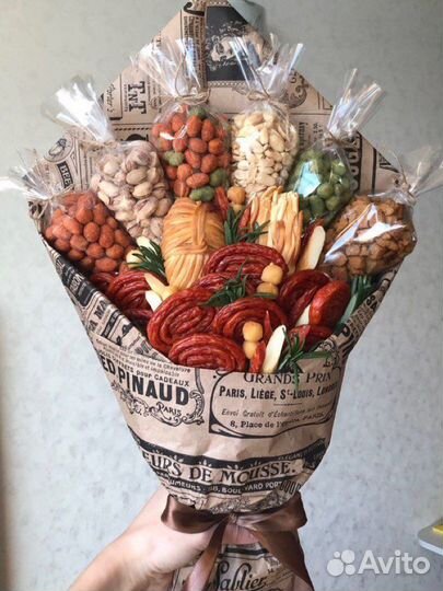 Мужской букет съедобный