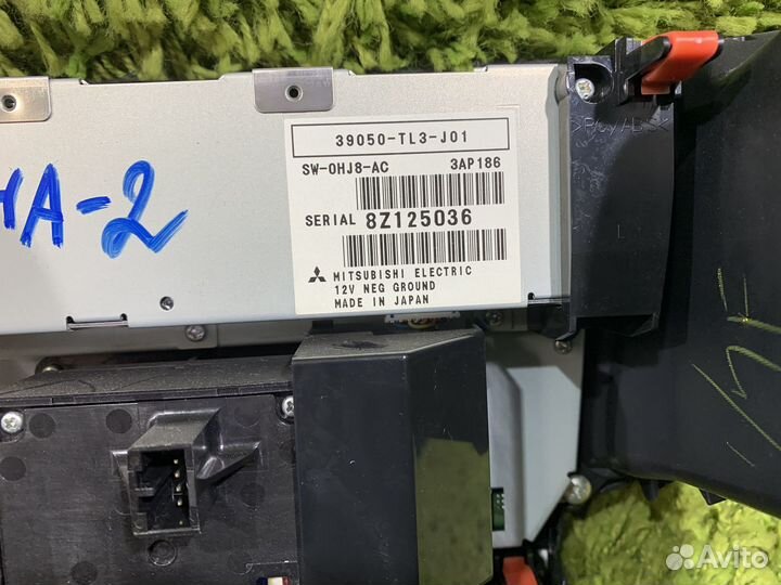 Магнитола центральная панель Honda Accord 8 CU