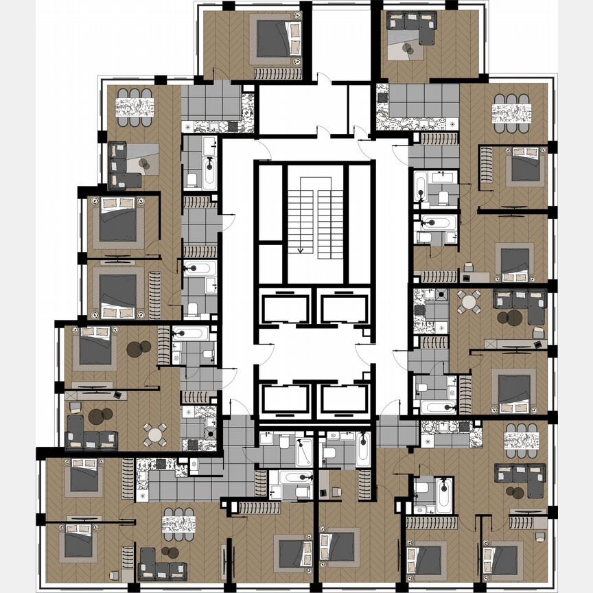4-к. квартира, 85,2 м², 21/25 эт.