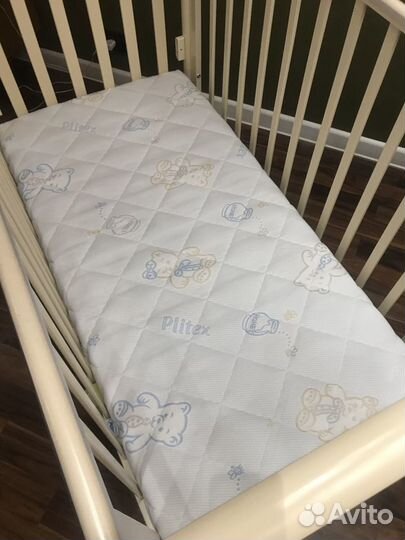 Детская кроватка Дашенька Гандылян + матрас Plitex