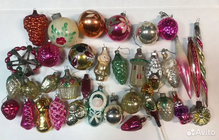 Ёлочные игрушки СССР