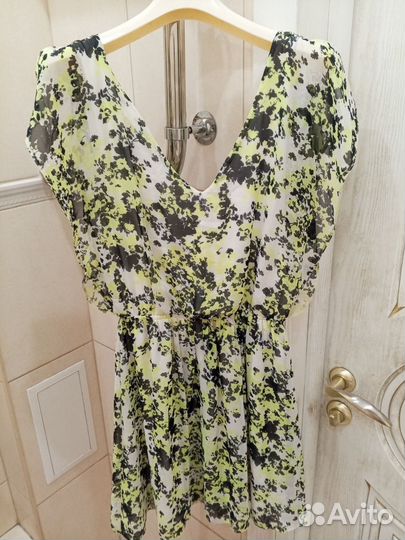 Платье vintage love Италия шифон миди m