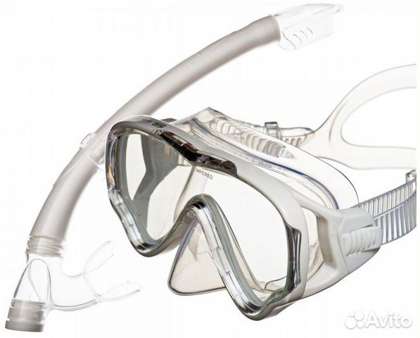 Набор маска + трубка для детей от 6 лет. Маугли