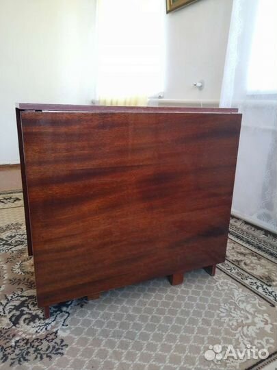 Стол-тумба СССР раскладной полированный