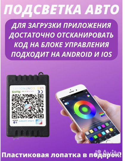 Контурная подсветка салона