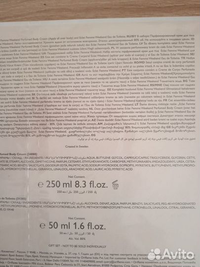 Набор женский Eclat Femme Weekend