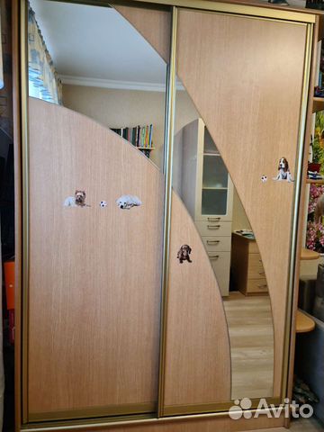 Двери для шкафа купе или в нишу с направляющими