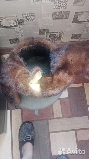 Норковая шапка мужская