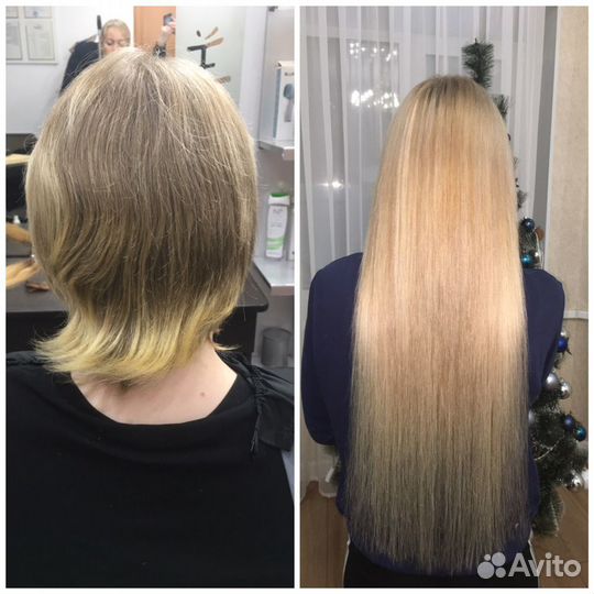 Наращивание волос, коррекция, снятие, капсуляция