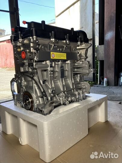 Новый двигатель на hyunda Accent Kia G4FC