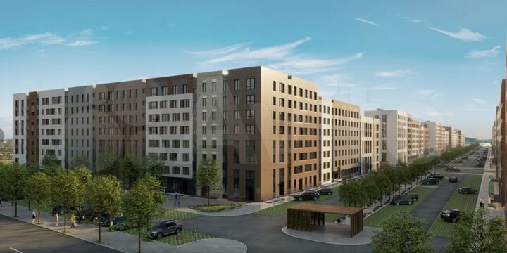 2-к. квартира, 54,8 м², 4/8 эт.