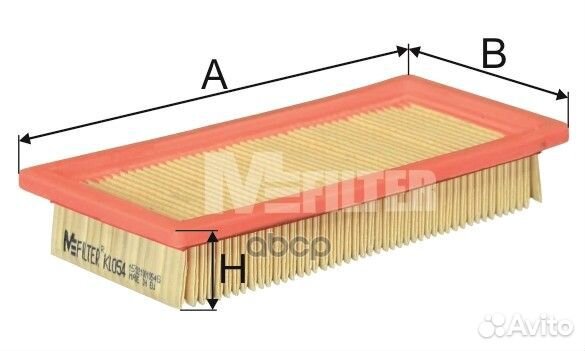 Воздушный фильтр K1054 M-Filter