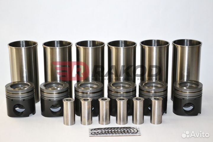 Группа поршневая shaanxi WD12/WD618 createk