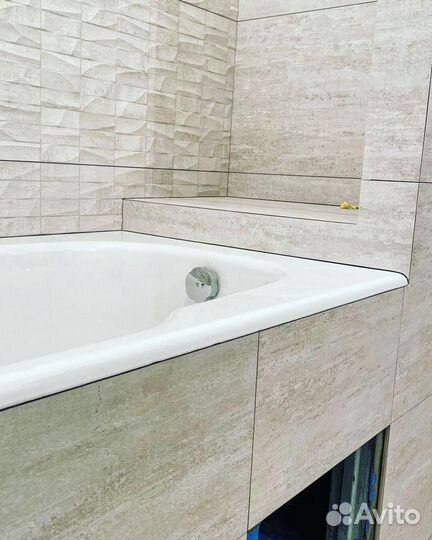 Укладка плитки. Плиточник. Ремонт ванной комнаты