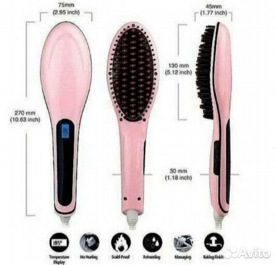 Расческа-выпрямитель массажёр