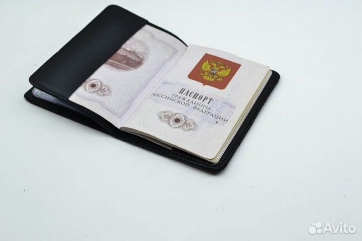 Обложка на авто документы из натуральной кожи